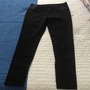 Black straight leg Maternity pants